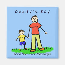 El muchacho del papá - imán del padre y del hijo (