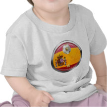 El mundo 2010 de España defiende los regalos de un Camiseta