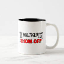 El mundo más grande muestra apagado taza
