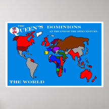 El mundo según la reina Victoria Poster