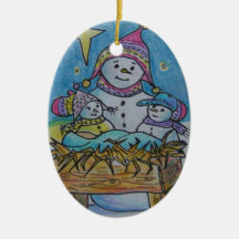 El muñeco de nieve sabe el motivo real para la est adorno de navidad