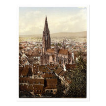 El Munster, Friburgo, Baden, Alemania magnífica Tarjetas Postales