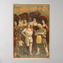 El Musical del vintage de mago de Oz Posters