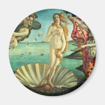 El nacimiento de Venus de Sandro Botticelli Imán De Nevera