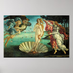 El nacimiento de Venus de Sandro Botticelli Poster