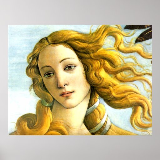 El nacimiento de Venus - impresión de la lona del  Posters
