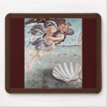 El nacimiento del detalle de Venus de Botticelli S Alfombrilla De Ratones