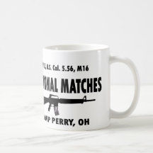 El nacional de Perry del campo hace juego M16 Tazas De Café