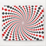 El naipe se adapta a espiral: Mousepad de encargo Alfombrilla De Ratón