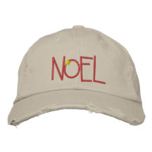 El navidad de Noel bordó el gorra Gorras Bordadas