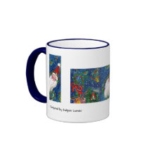 EL NAVIDAD I PONE LETRAS/MONOGRAMA   ROJO DE LA CI TAZAS