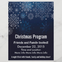El navidad programa el aviador azul de los copos d tarjeta publicitaria