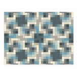 El neutral colorea el mosaico tarjetas postales