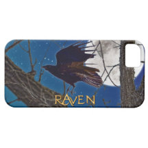 El nombre del CUERVO personalizó la caja del teléf iPhone 5 Case-Mate Cárcasas