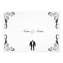 El novio gay y el boda del novio invitan invitación
