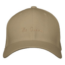 El novio gorro bordado