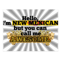 El nuevo mexicano, pero me llama impresionante tarjeta postal