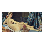 El Odalisque magnífico, por Ingres Jean Auguste Do Tarjeta Fotografica Personalizada