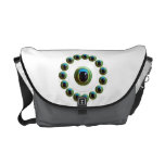 El ojo del dragón chino afortunado - MATARÁ a MAL Bolsas Messenger