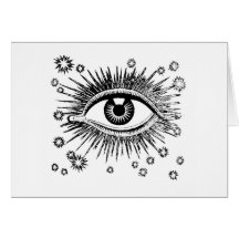 El ojo místico ve todos tarjetas