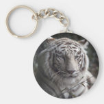 El ojo vigilante del tigre llavero personalizado