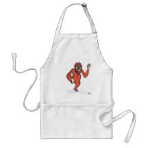 el orangután tonto delantal