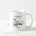 El orden del día gay [del día laborable] tazas