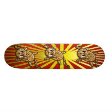 El orgullo del leopardo tabla de skate