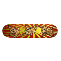 El orgullo del leopardo tablas de skate