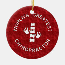 El ornamento más grande del Chiropractor del mundo Ornamento Para Arbol De Navidad