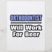 El Orthodontist… trabajará para la cerveza Tarjetas Publicitarias