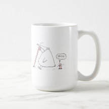 El pájaro consigue el gusano tazas de café