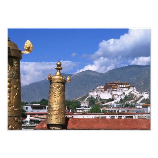 El palacio Potala en Lasa, Tíbet tomado de Arte Con Fotos