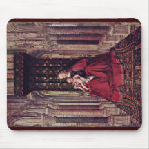 El panel central del tríptico de Marienaltar Dresd Alfombrillas De Ratones