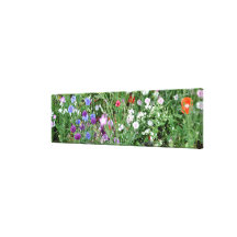 El panel de la flor salvaje impresión de lienzo