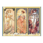 El panel del ~ de Mucha de tres Tarjeta Postal
