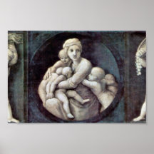 El panel principal de la predela del altar de Bagl Poster