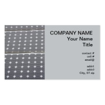 el panel solar tarjeta de negocio