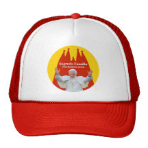 El Papa en Sagrada Família Gorro