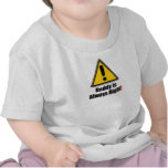 El papá es siempre camiseta infantil derecha