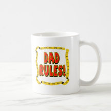 El papá gobierna los regalos para él tazas de café