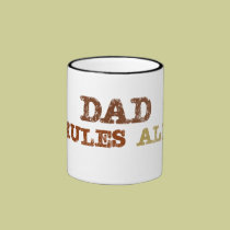 El papá gobierna todos tazas