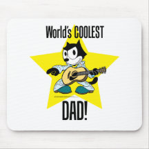 El papá más fresco Mousepad del mundo Alfombrillas De Ratones