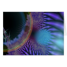 El parecer interno - misterio Amethyst y azul Tarjeta