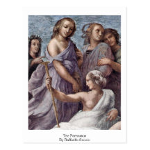 El Parnassus de Raffaello Sanzio Tarjetas Postales