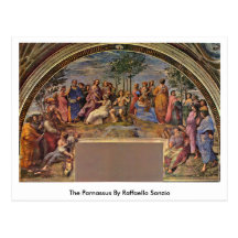 El Parnassus de Raffaello Sanzio Tarjetas Postales