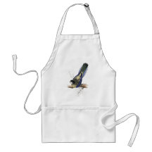 El Parrakeet de Brown de Edward Lear Delantales