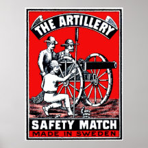 El partido de seguridad de la artillería impresiones