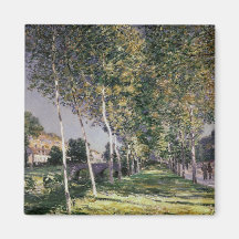 El paseo, 1890 imán de frigorífico