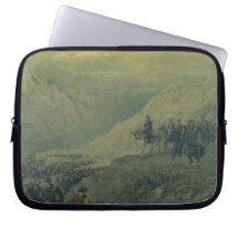 El paso de los Andes en 1817 (aceite en lona) Funda Computadora